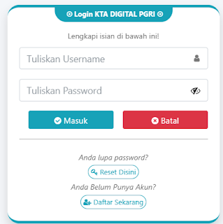 Register PGRI Pringsewu - Persatuan Guru Republik Indonesia Cabang Pringsewu